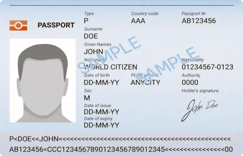 Passport example